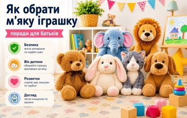 Як обрати м’яку іграшку для дитини: поради для батьків